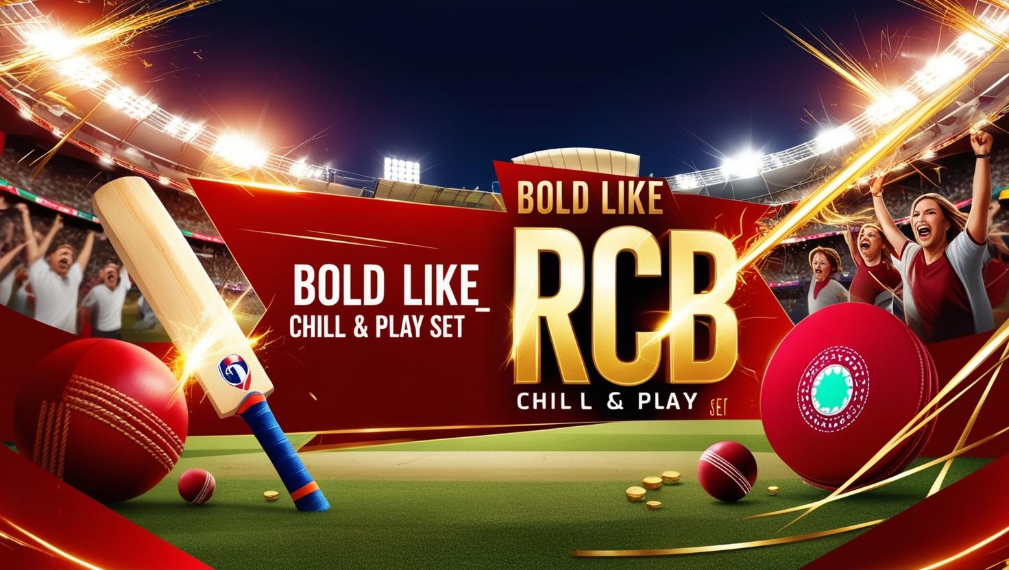 🟥 RCB Combo – “Red Hot Game Night”